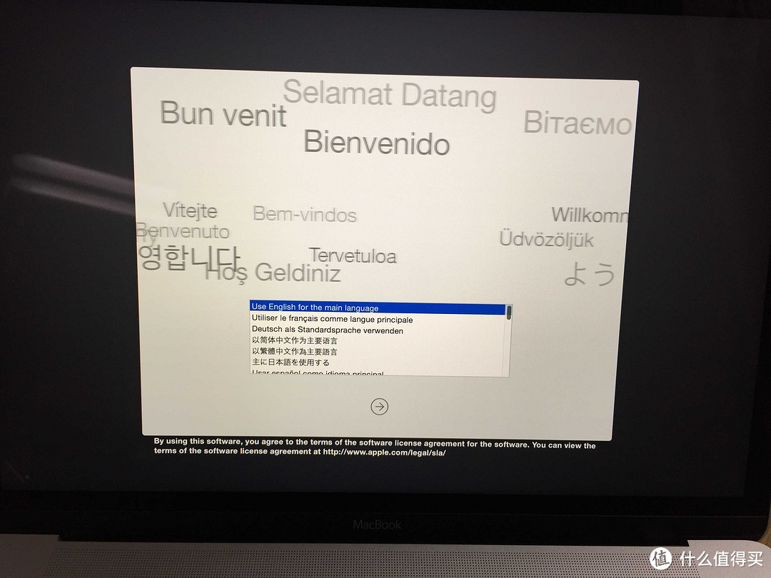 2015新款 MacBook 开机体验