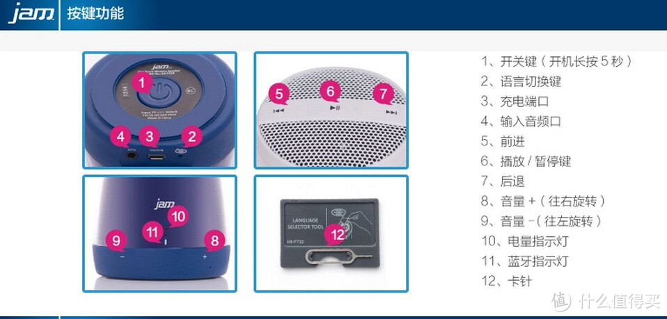 JAM 蓝牙音箱使用感受