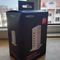 ROCK 洛克 六口通用USB桌面充电器