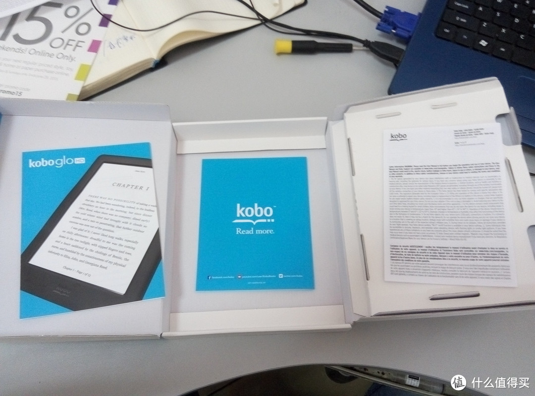 Kobo glo HD 电子书阅读器海淘经历及开箱简评