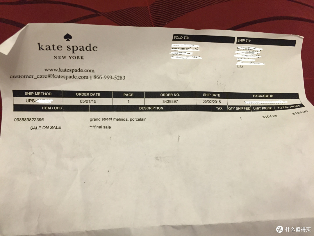 Kate Spade Grand Street Melinda 女士手提包