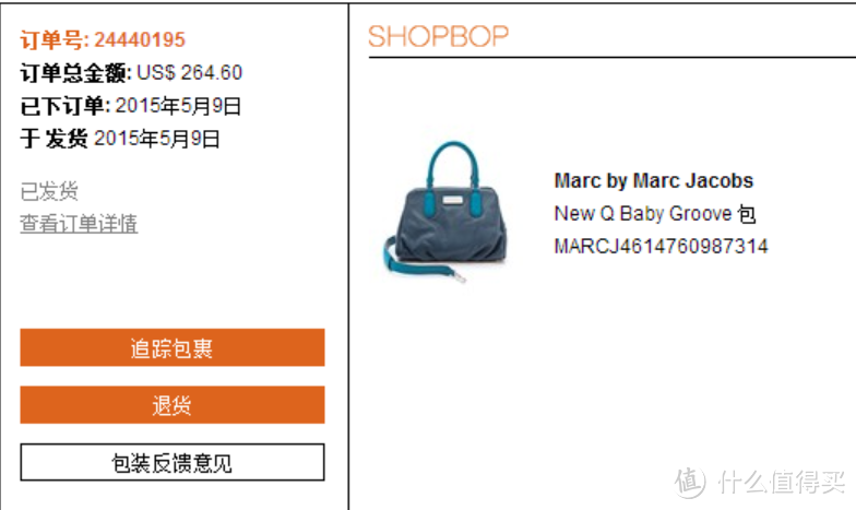 shopbop 直邮入手 Marc by Marc Jacobs New Q Baby Groove 女包