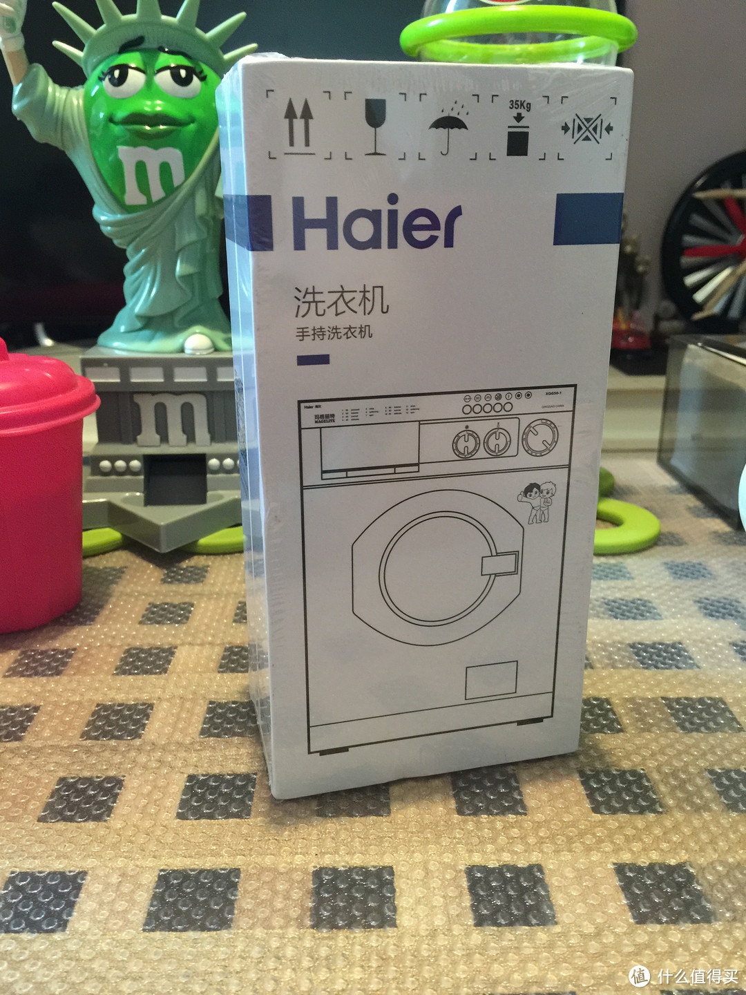 理想是美好的，现实是残酷的：Haier 海尔 咕咚手持洗衣机