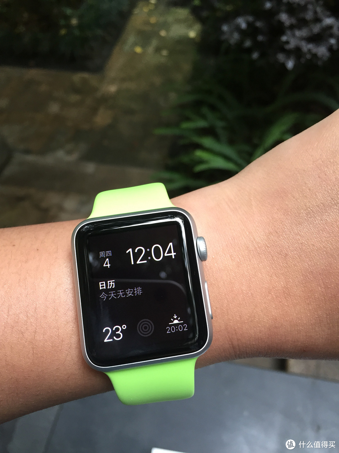 夏日骚绿Apple Watch Sport 42mm开箱及第一日尝鲜体验