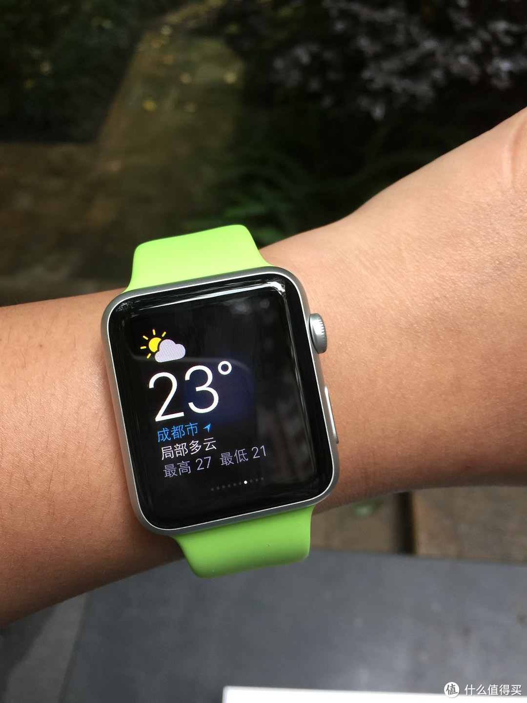 夏日骚绿Apple Watch Sport 42mm开箱及第一日尝鲜体验