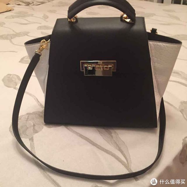 ZAC Zac Posen Eartha系列 Colorblock Leather Satchel 女款拼色手提包