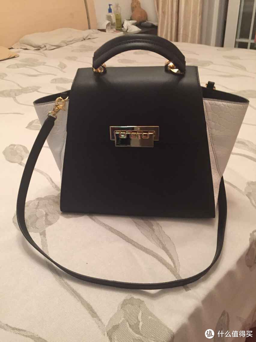 ZAC Zac Posen Eartha系列 Colorblock Leather Satchel 女款拼色手提包