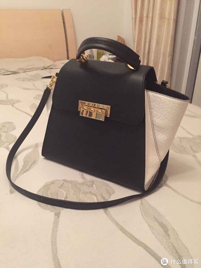 ZAC Zac Posen Eartha系列 Colorblock Leather Satchel 女款拼色手提包