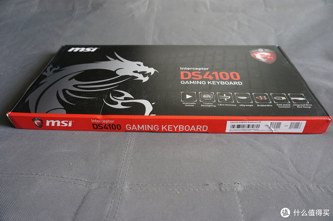 剑走偏锋的龙族——MSI 微星 DS200 鼠标+ DS4100 键盘 深度评测