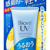 Amazon.co.jp： ビオレ さらさらUV アクアリッチウォータリエッセンス SPF50+/PA++++ 50g: ヘルス&ビューティー