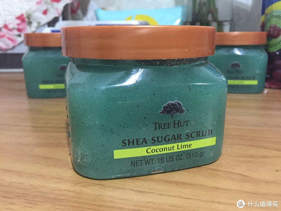 搓澡这件事儿：TREE HUT Shea Sugar Scrub 身体磨砂膏 青柠椰子味