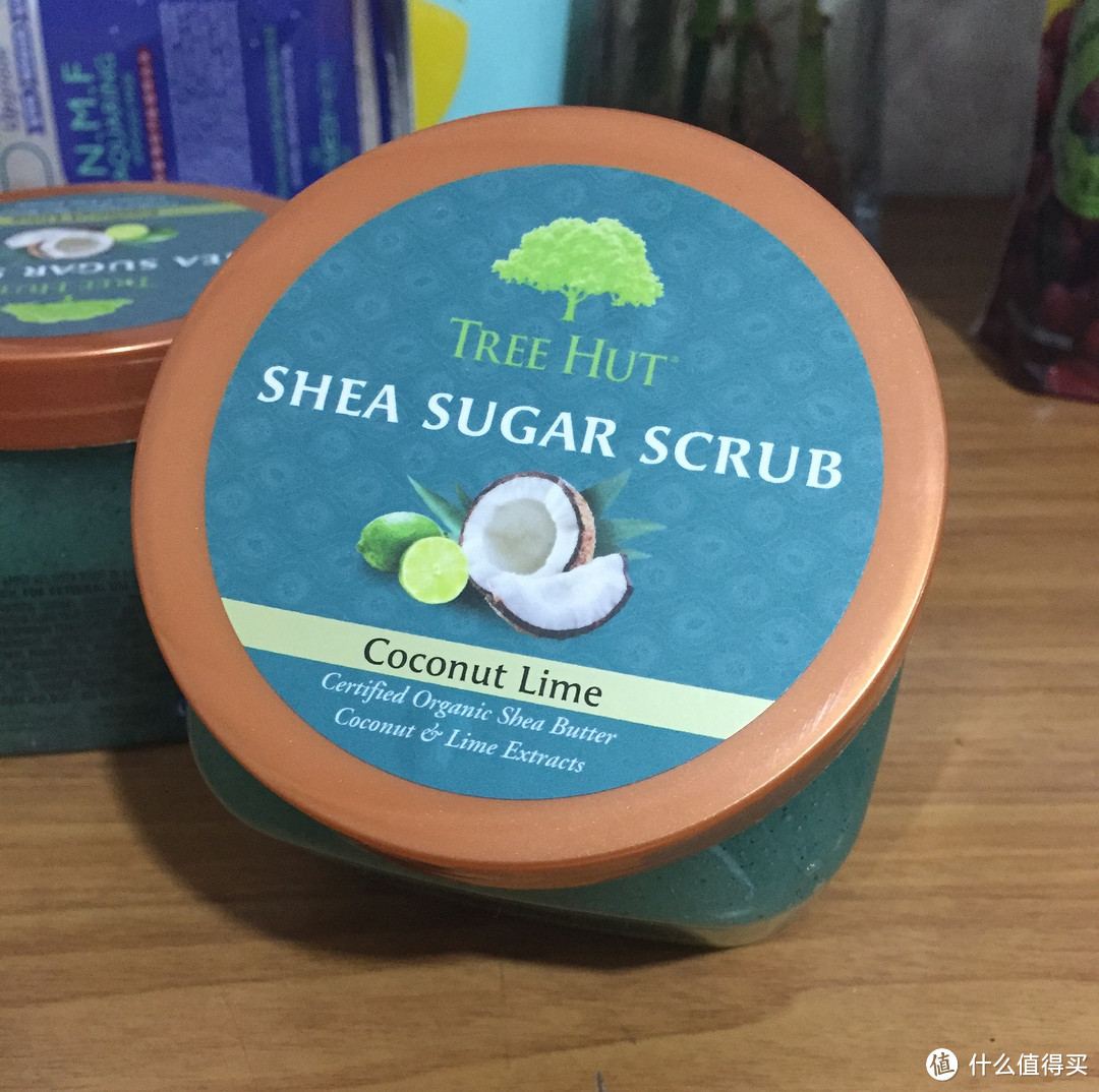 搓澡这件事儿：TREE HUT Shea Sugar Scrub 身体磨砂膏 青柠椰子味