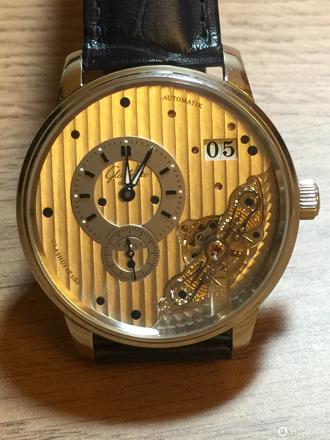 Glashütte 格拉苏蒂 Original 日历腕表系列机械男表 1-91-02-02-02-30