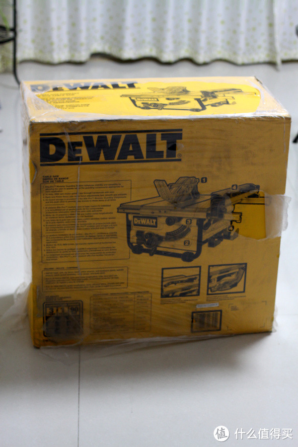 张大妈首晒 DEWALT 得伟 DW745 台锯