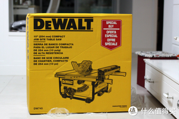 张大妈首晒 DEWALT 得伟 DW745 台锯