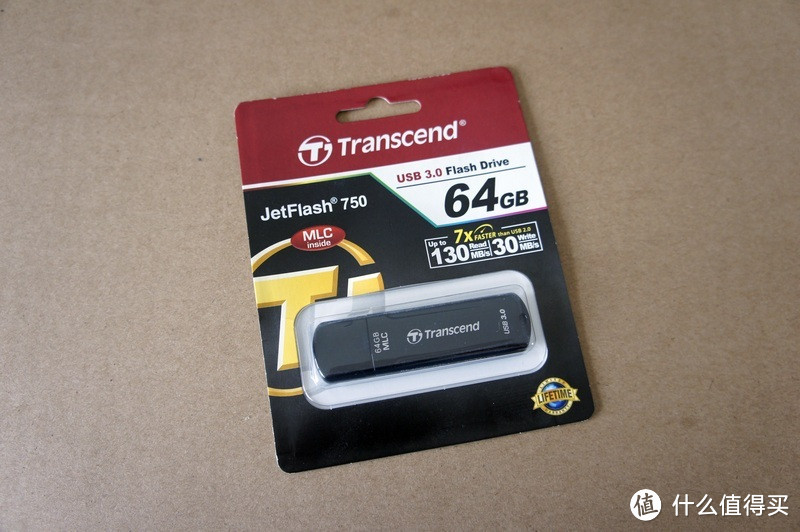 两款MLC的U盘：Transcend 创见 JF750 64G和Sandisk 闪迪 CZ48 16G