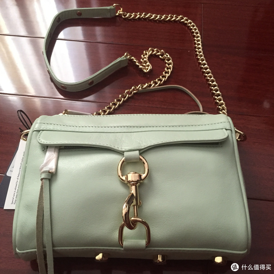 首次美淘入手 Rebecca Minkoff 经典 mini mac 女士真皮斜跨包