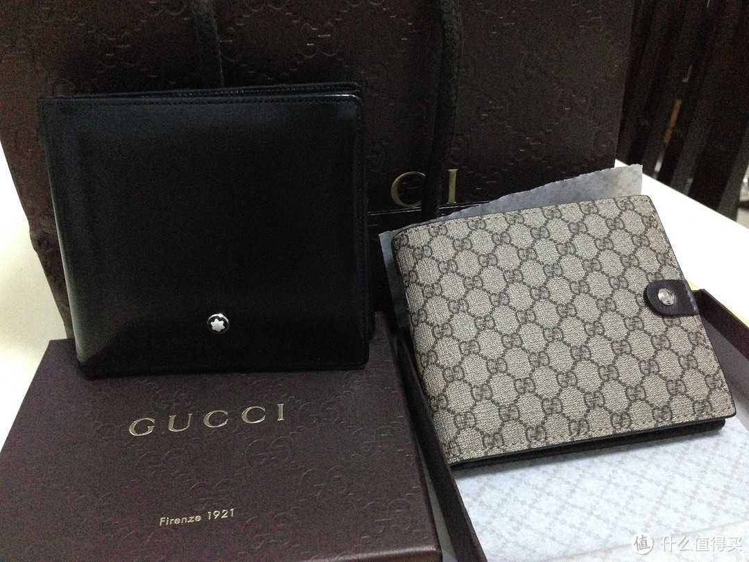 香港入手 GUCCI 古驰男士双折式皮夹