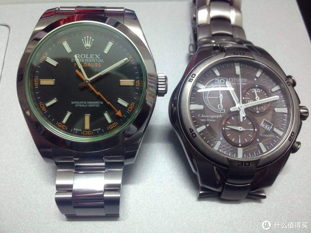 ROLEX 劳力士 机械男表 116400-GV-72400 和 DIY钻戒