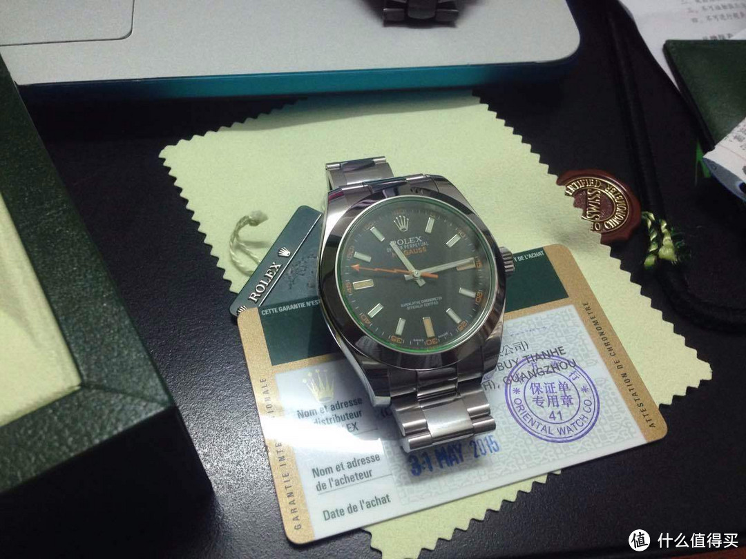 ROLEX 劳力士 机械男表 116400-GV-72400 和 DIY钻戒