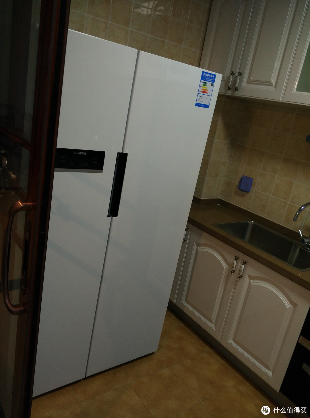 SIEMENS 西门子 KA92NV02TI 对开门冰箱入户及尺寸信息分享