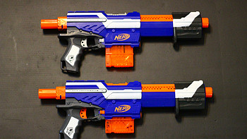 Hasbro 孩之宝 Nerf N-Strike Elite 系列晒单 篇二：A4905 伞兵CS-12发射器 – 伞兵 (蓝色灰机、橙机)