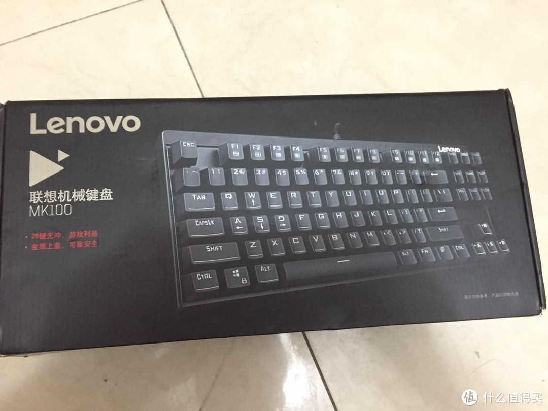 Lenovo 联想 MK100 87键 机械键盘简单分享