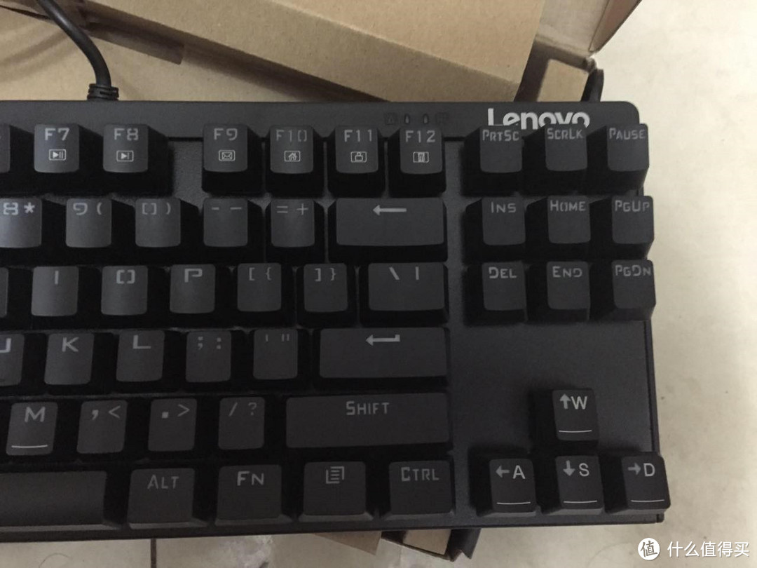 Lenovo 联想 MK100 87键 机械键盘简单分享