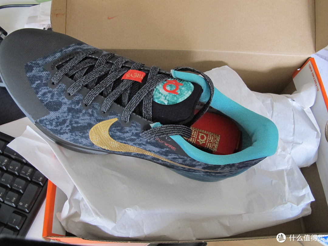 杜兰特的中国特色：Nike 耐克 KD Trey 5 II China 中国玉 683275-030 篮球鞋