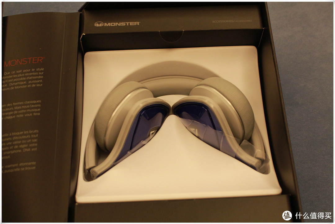 海淘的白菜：MONSTER 魔声 DNA® On-Ear Headphones 降噪耳机蓝白色