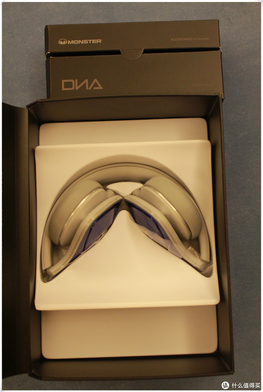 海淘的白菜：MONSTER 魔声 DNA® On-Ear Headphones 降噪耳机蓝白色