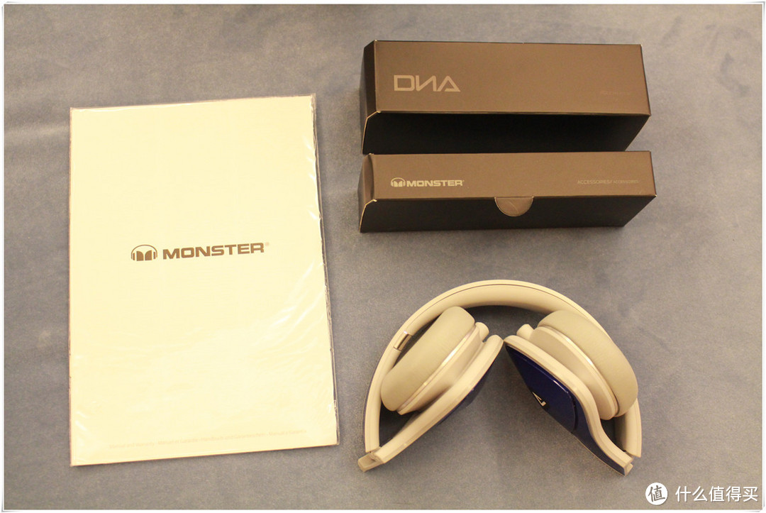 海淘的白菜：MONSTER 魔声 DNA® On-Ear Headphones 降噪耳机蓝白色