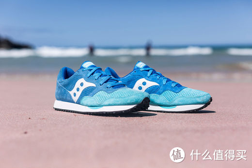 夏天的颜色：Saucony 索康尼 DXN Trainer “Bermuda” 休闲运动鞋