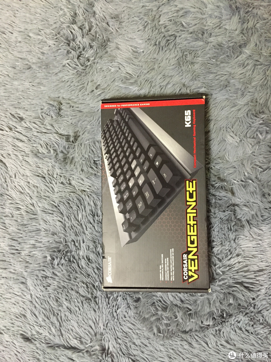 CORSAIR 海盗船 Vengeance系列 K65 机械键盘（Cherry红轴、87键）