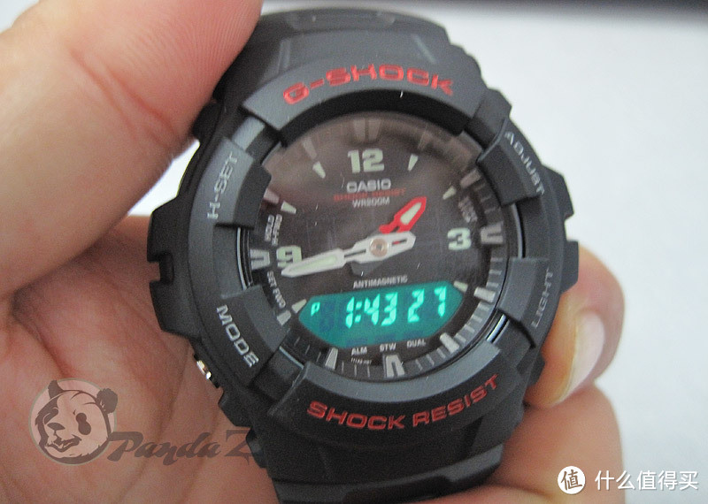 {精品分享}入手CASIO 卡西欧 G-SHOCK G100-1BV 腕表，喜闻乐见的买小了