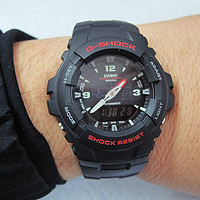 入手CASIO 卡西欧 G-SHOCK G100-1BV 腕表，喜闻乐见的买小了