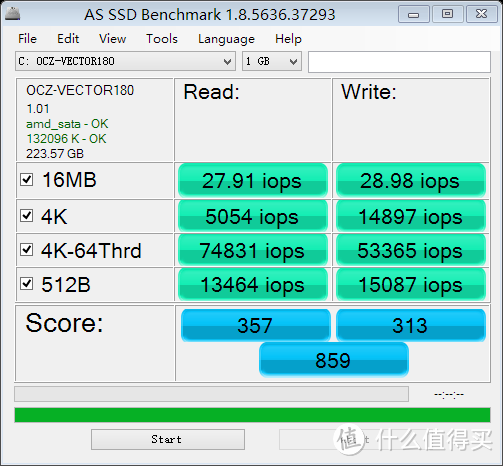 OCZ 饥饿鲨 Vector180系列 240G 2.5英寸 SATA-3 SSD固态硬盘 (VTR180-25SAT3-240G)