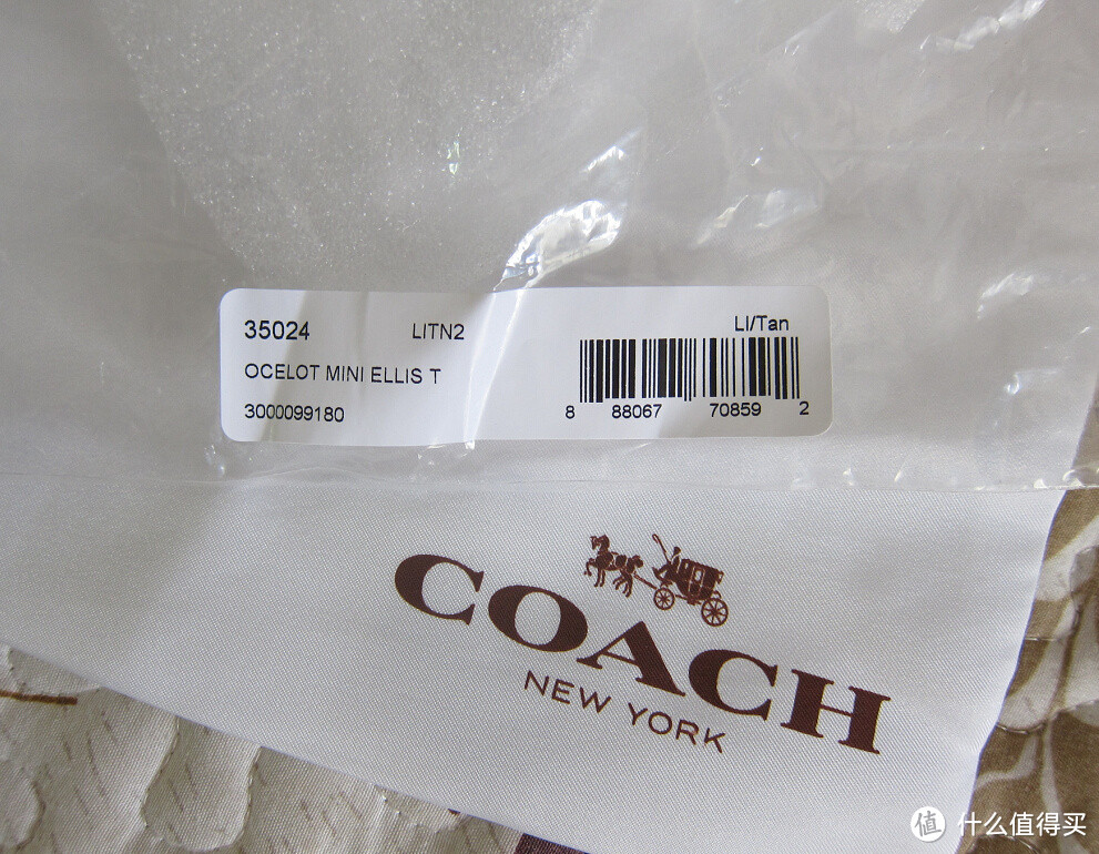 COACH 蔻驰 Ocelot Mini Ellis Tote 豹纹皮革迷你手提包