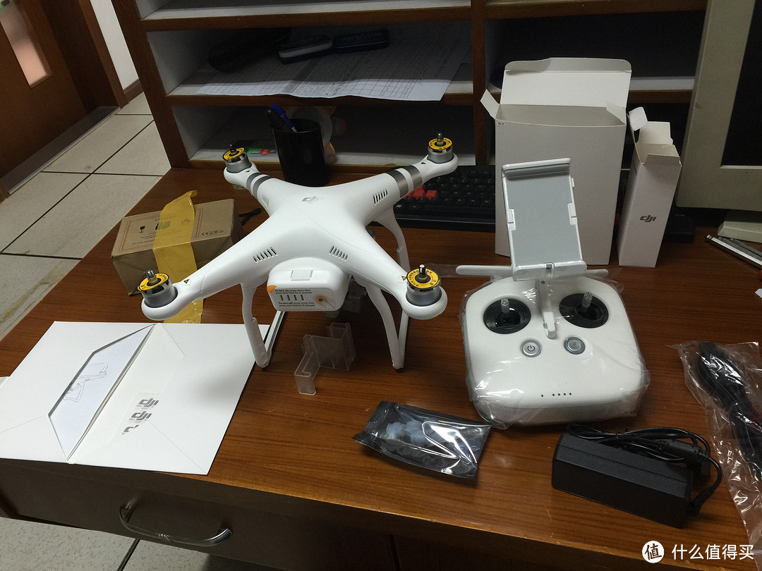 DJI 大疆 Phantom 3 Advanced 开箱+炸机+维修