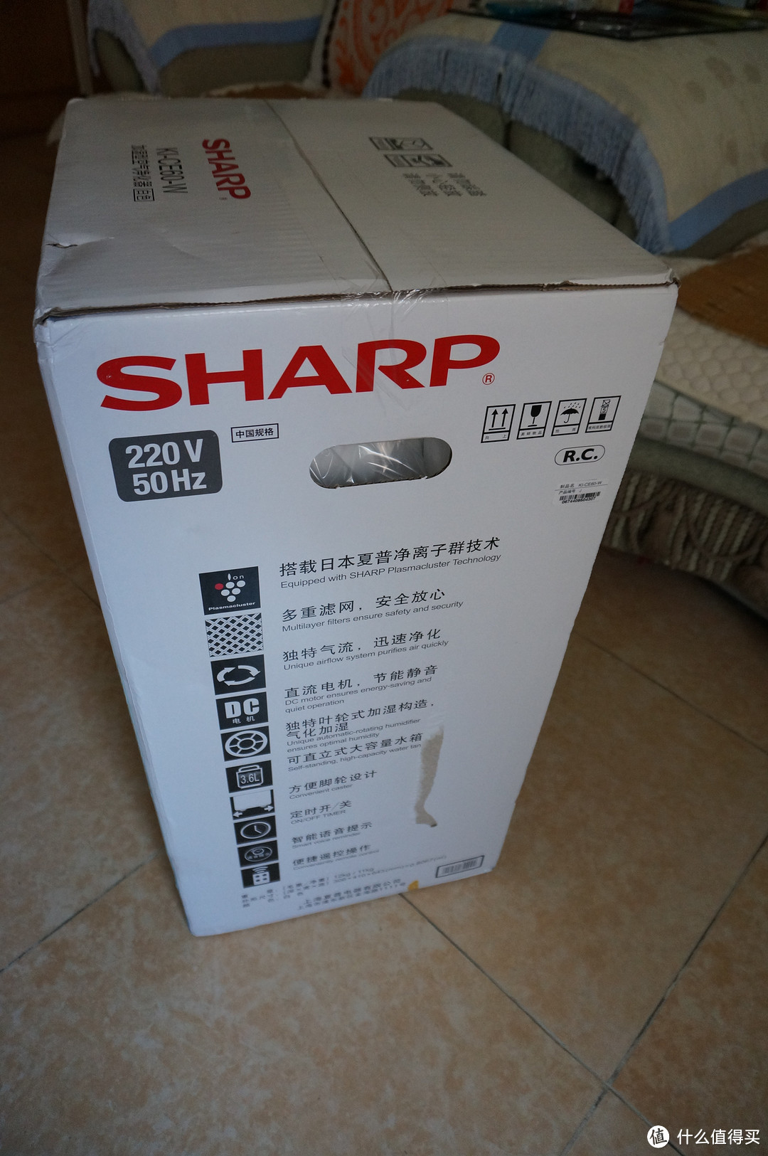紧跟张大妈脚步，神价格入手 SHARP 夏普 KI-CE60-W 高端净化器