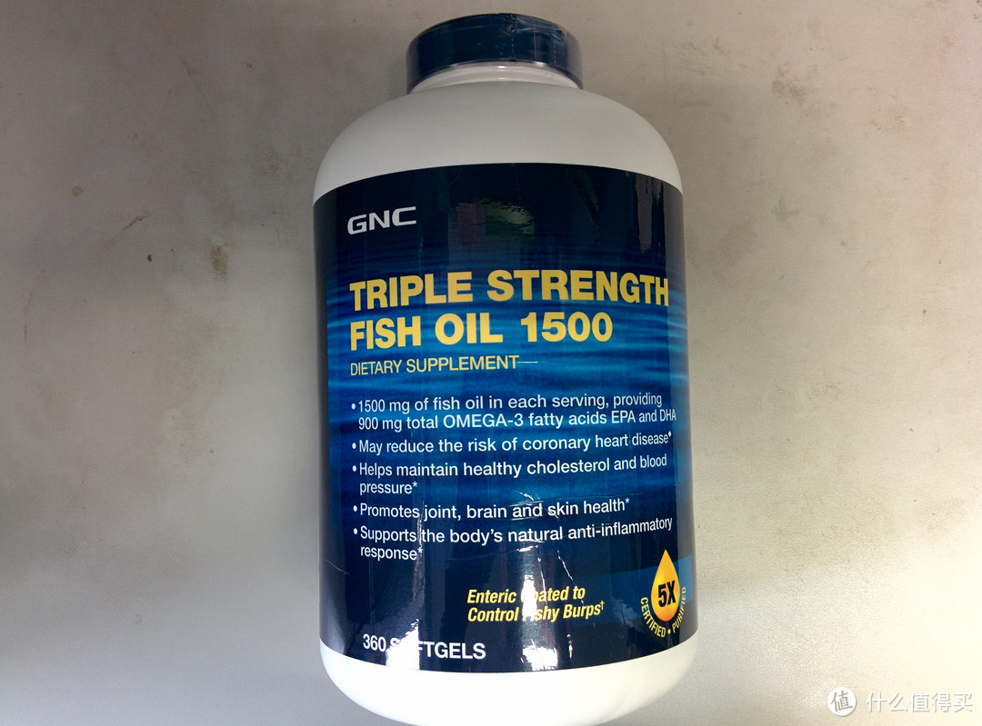 支付宝“直邮”GNC Triple Strength Fish Oil 1500鱼油