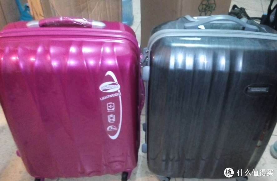 American Tourister 美旅拉杆箱开箱及对比