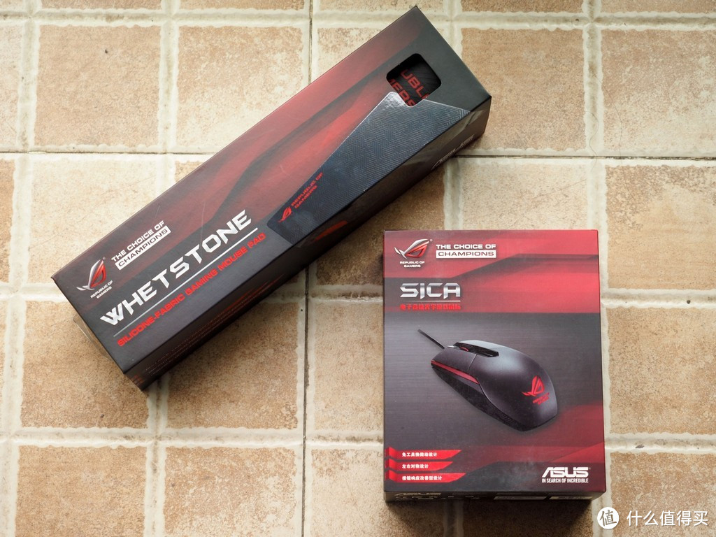 信仰补完计划 — ASUS 华硕 ROG SICA鼠标 & Whetstone 鼠标垫开箱评测