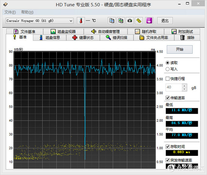 CORSAIR 海盗船 Voyager GO 双头OTG U盘 64GB