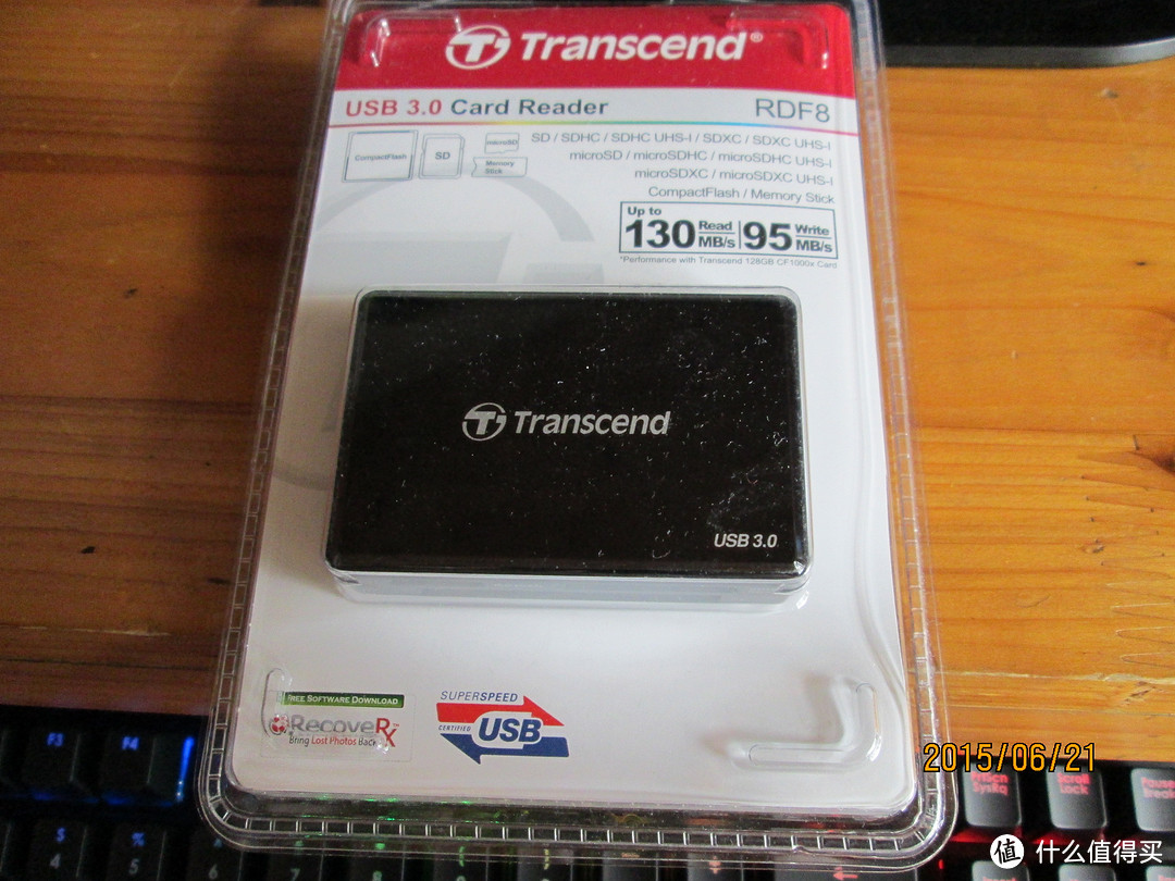 Transcend 创见 USB 3.1读卡器 RDF9K 上手测试