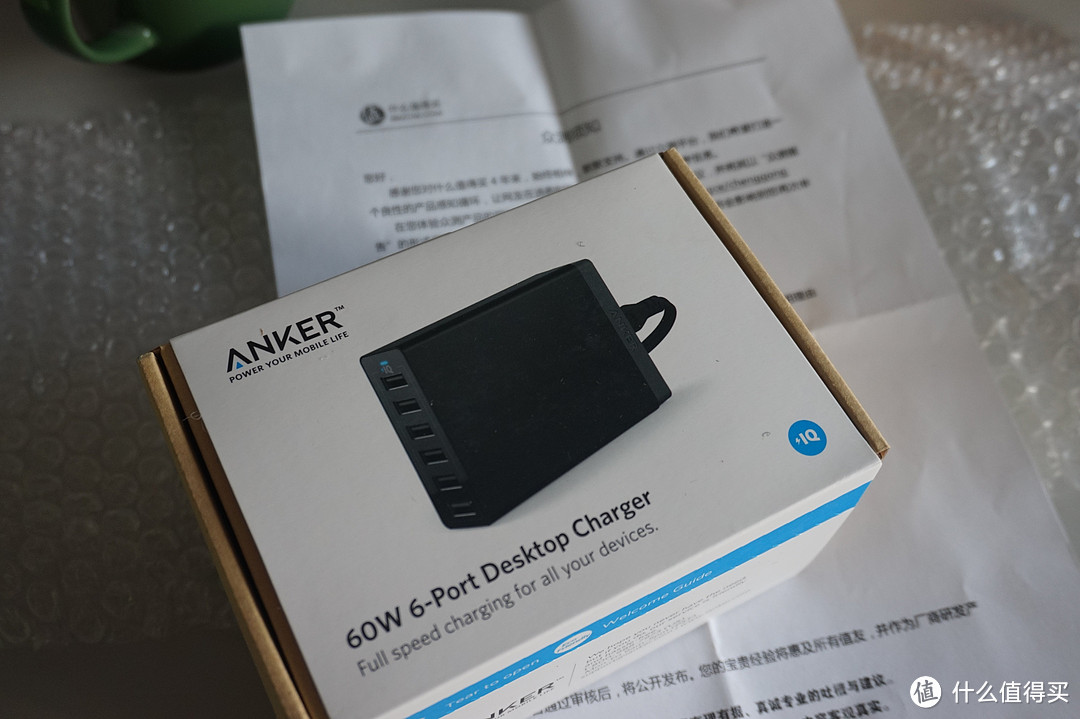 麻麻再也不用担心我没地方充电了--Anker A2123 60W 6口USB桌面充电器体验评测