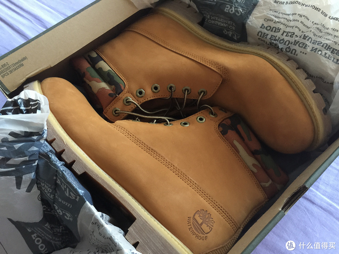 奥特莱斯入手 Timberland 添柏岚 迷彩版大黄靴