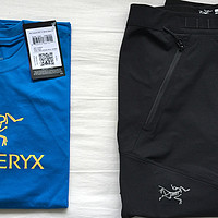 ARC'TERYX 始祖鸟 Gamma Rock Pant 轻便软壳裤和 Arc'word SS 棉质T恤