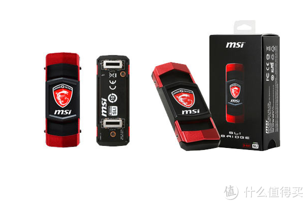 支持GTX900系列双卡SLI：msi 微星 发布 白金版Gaming SLI桥接器