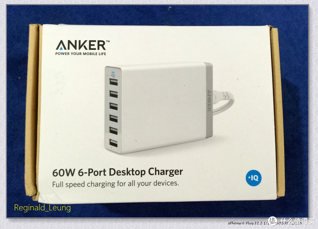 桌面充电强手——Anker 60W 6口USB充电器评测